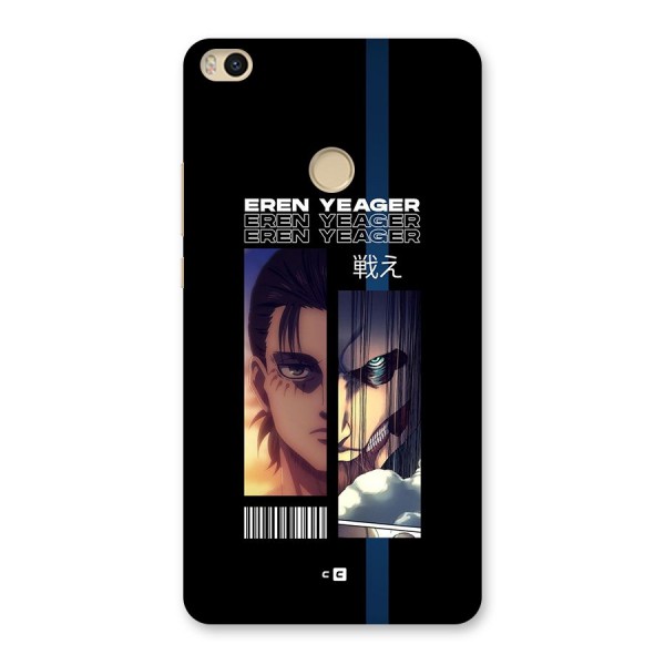 Eren Yeager Angry Back Case for Mi Max 2