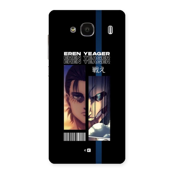 Eren Yeager Angry Back Case for Redmi 2s