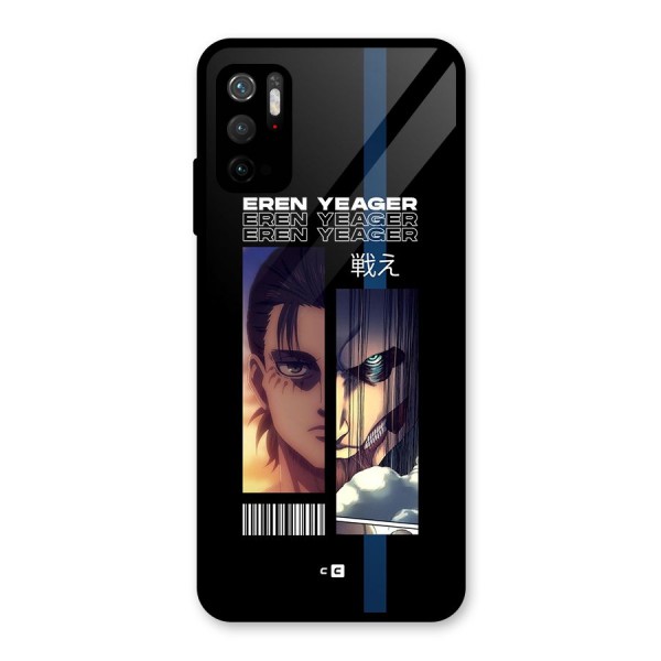 Eren Yeager Angry Metal Back Case for Redmi Note 10T 5G