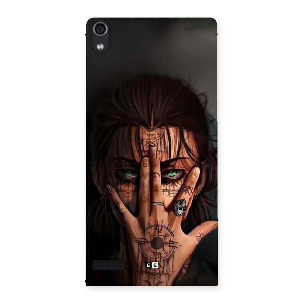 Eren Yeager Illustration Back Case for Ascend P6