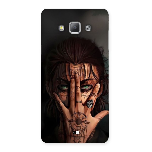 Eren Yeager Illustration Back Case for Galaxy A7