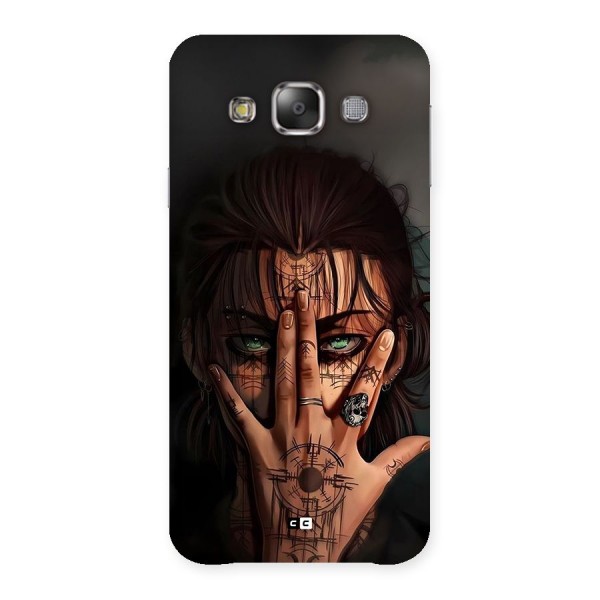 Eren Yeager Illustration Back Case for Galaxy E7