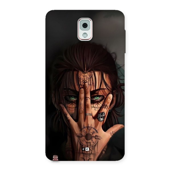 Eren Yeager Illustration Back Case for Galaxy Note 3