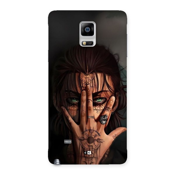 Eren Yeager Illustration Back Case for Galaxy Note 4