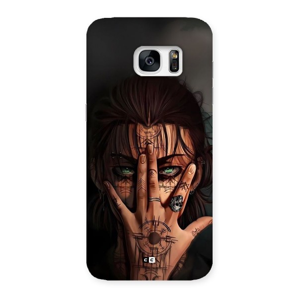 Eren Yeager Illustration Back Case for Galaxy S7 Edge