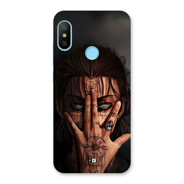 Eren Yeager Illustration Back Case for Redmi 6 Pro