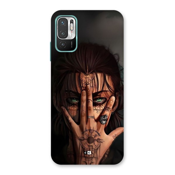 Eren Yeager Illustration Back Case for Redmi Note 10T 5G