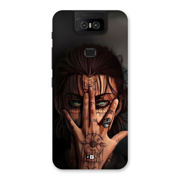 Eren Yeager Illustration Back Case for Zenfone 6z