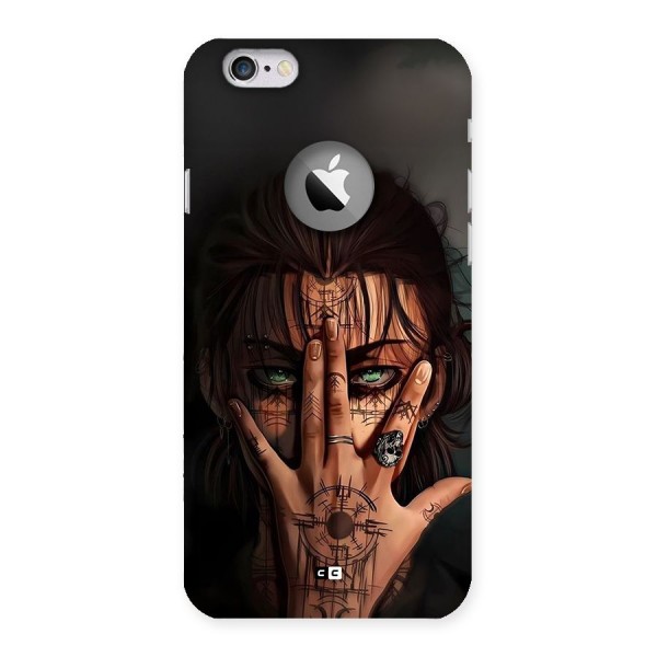 Eren Yeager Illustration Back Case for iPhone 6 Logo Cut