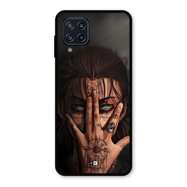 Eren Yeager Illustration Metal Back Case for Galaxy M32