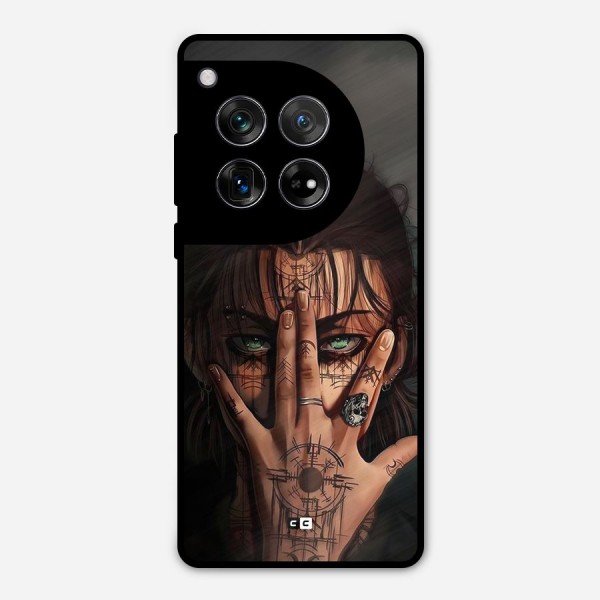 Eren Yeager Illustration Metal Back Case for OnePlus 12