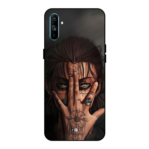 Eren Yeager Illustration Metal Back Case for Realme C3