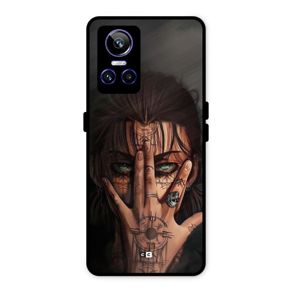 Eren Yeager Illustration Metal Back Case for Realme GT Neo 3