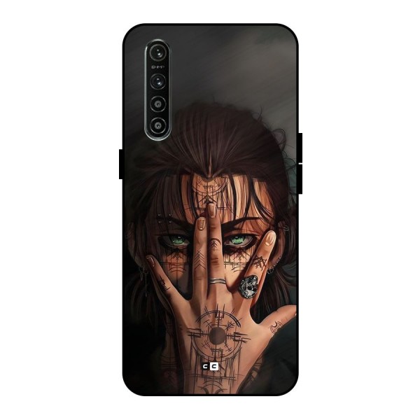 Eren Yeager Illustration Metal Back Case for Realme XT