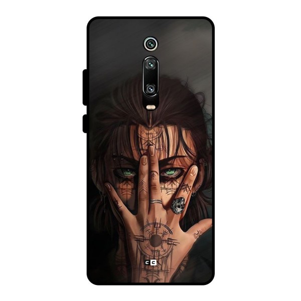 Eren Yeager Illustration Metal Back Case for Redmi K20 Pro