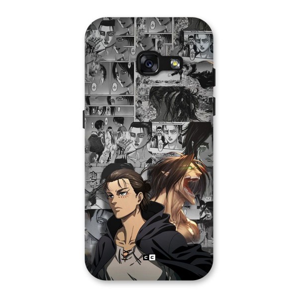 Eren Yeager Manga Back Case for Galaxy A3 (2017)