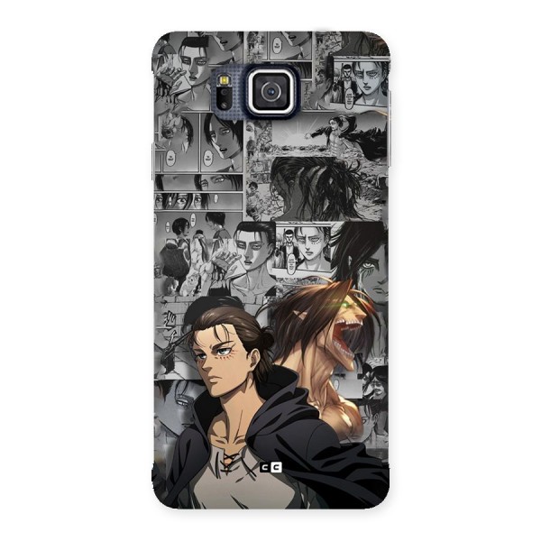 Eren Yeager Manga Back Case for Galaxy Alpha