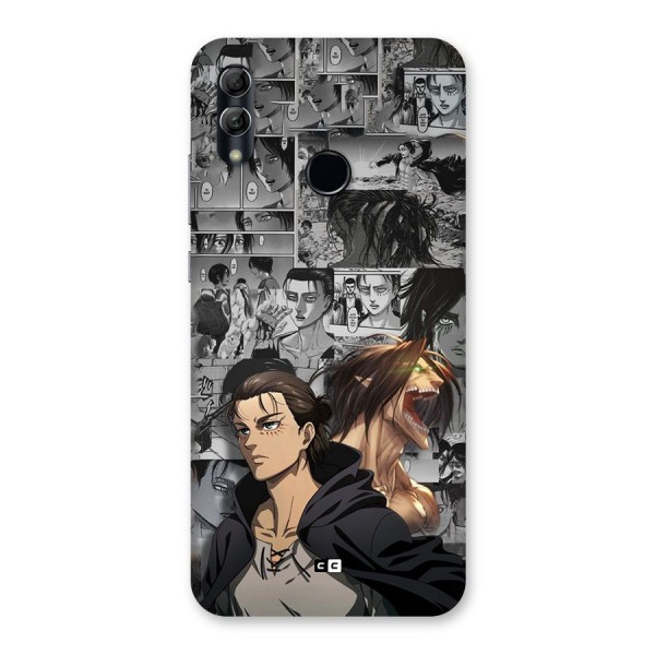 Eren Yeager Manga Back Case for Honor 10 Lite