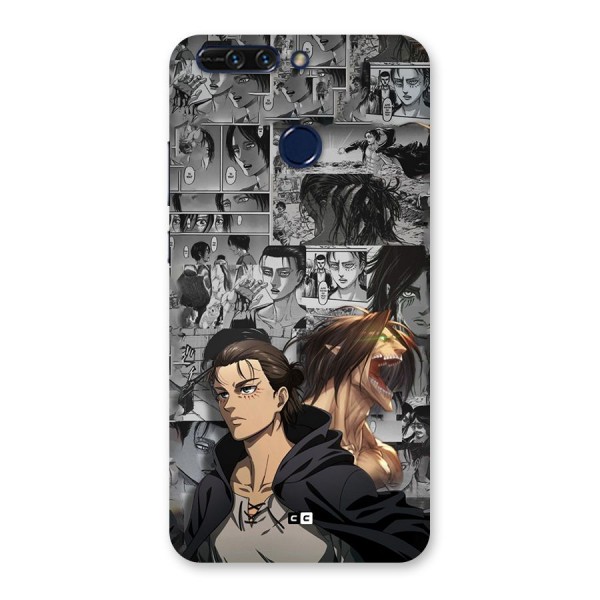 Eren Yeager Manga Back Case for Honor 8 Pro