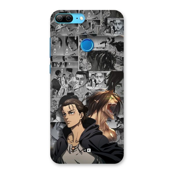 Eren Yeager Manga Back Case for Honor 9 Lite