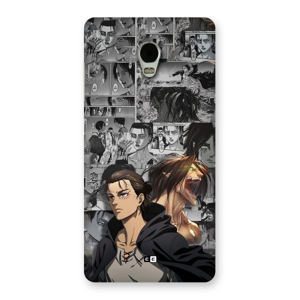 Eren Yeager Manga Back Case for Lenovo Vibe P1