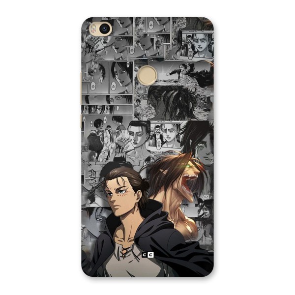 Eren Yeager Manga Back Case for Mi Max 2