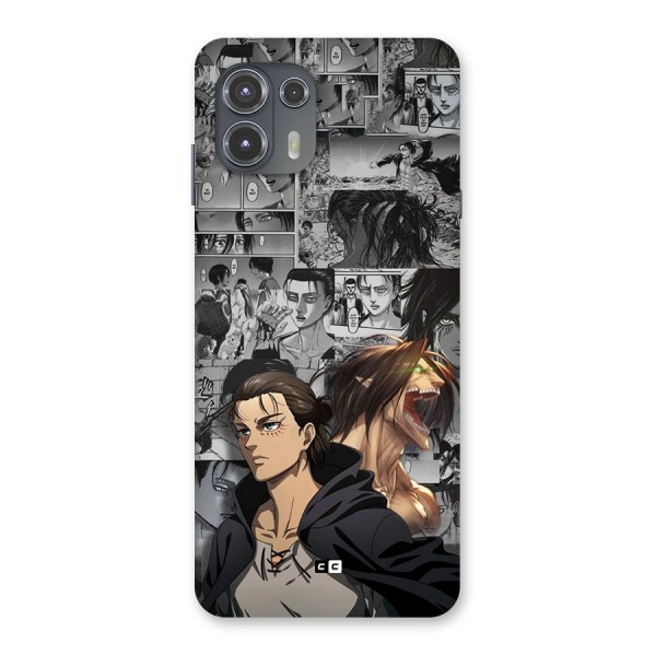 Eren Yeager Manga Back Case for Motorola Edge 20 Fusion