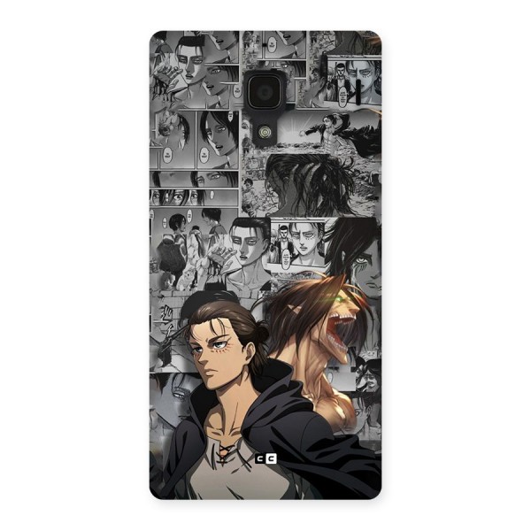 Eren Yeager Manga Back Case for Redmi 1s