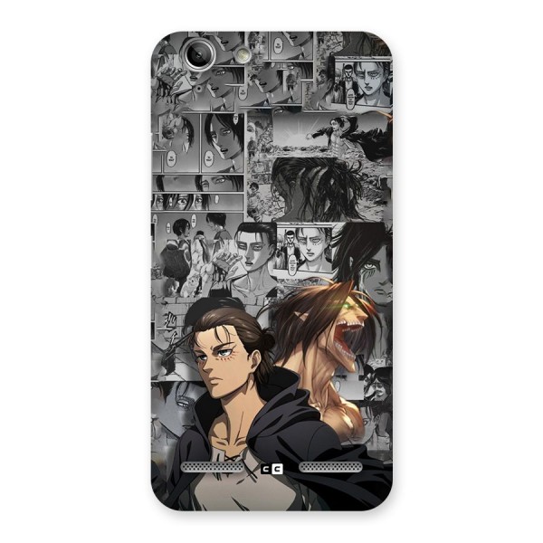 Eren Yeager Manga Back Case for Vibe K5