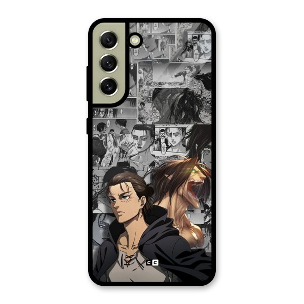 Eren Yeager Manga Metal Back Case for Galaxy S21 FE 5G (2023)