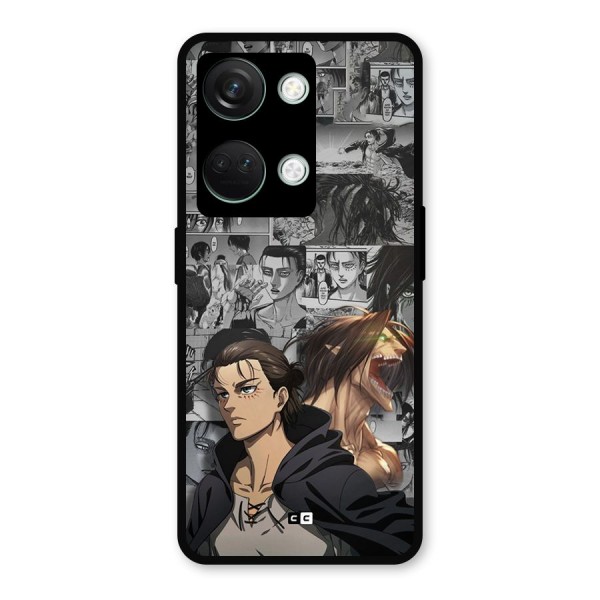 Eren Yeager Manga Metal Back Case for OnePlus Nord 3