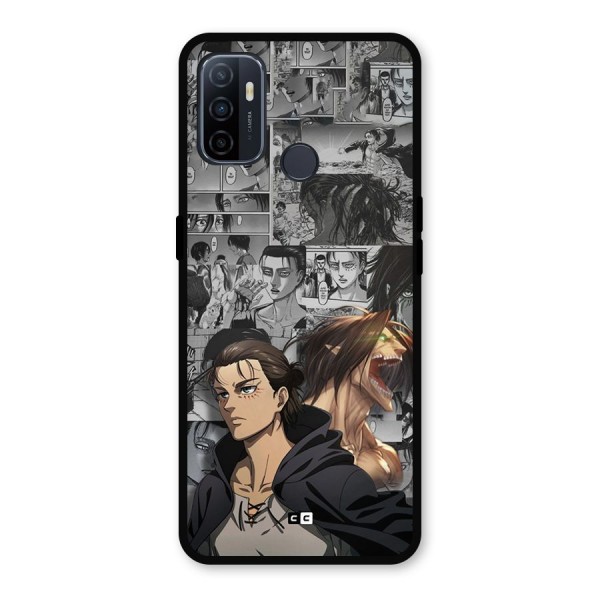 Eren Yeager Manga Metal Back Case for Oppo A53