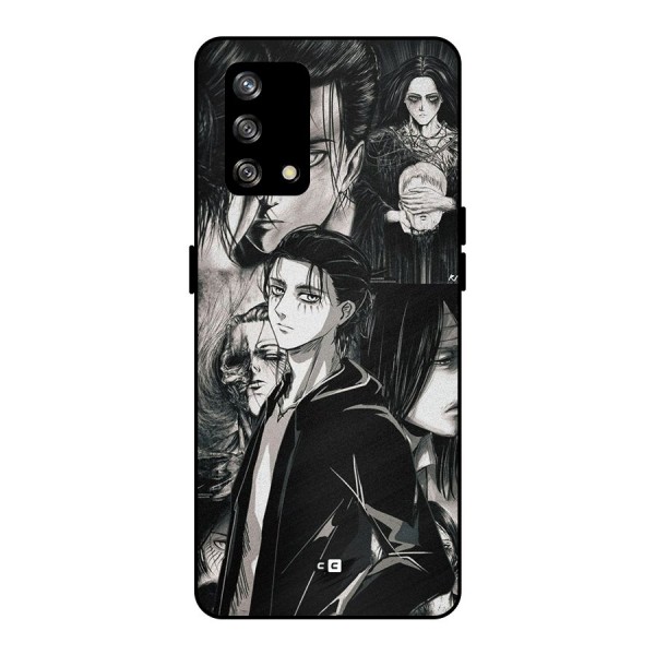 Eren Yeager Titan Metal Back Case for Oppo F19s