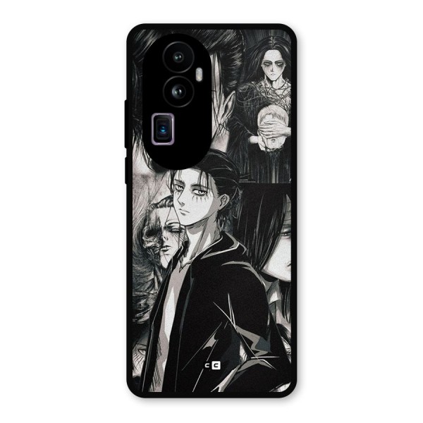 Eren Yeager Titan Metal Back Case for Oppo Reno10 Pro Plus