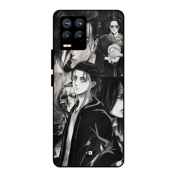 Eren Yeager Titan Metal Back Case for Realme 8 Pro