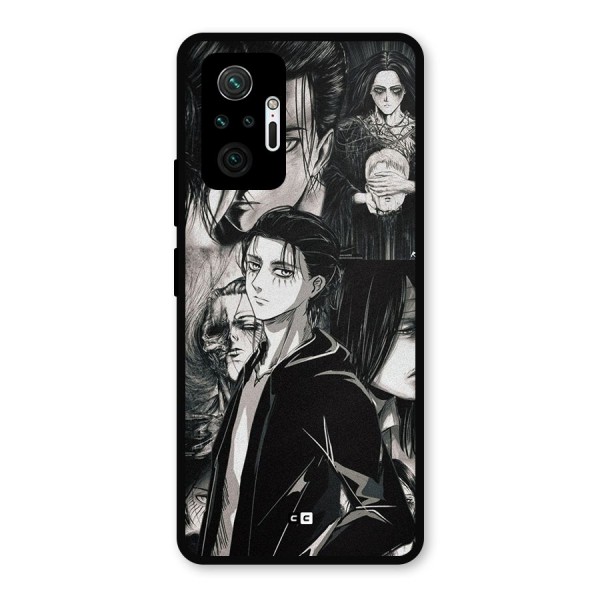Eren Yeager Titan Metal Back Case for Redmi Note 10 Pro Max