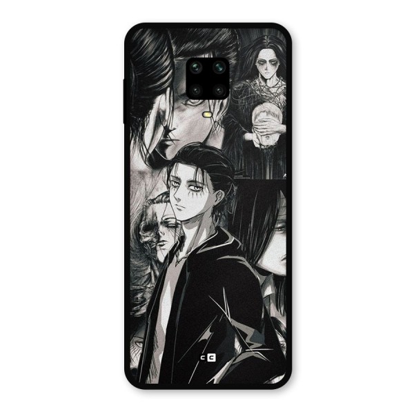 Eren Yeager Titan Metal Back Case for Redmi Note 9 Pro Max