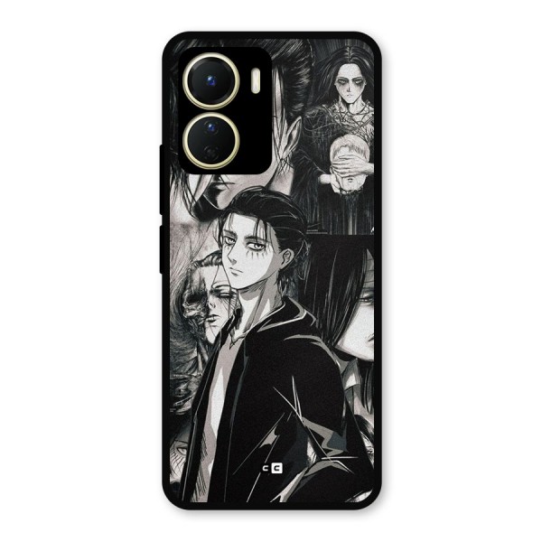 Eren Yeager Titan Metal Back Case for Vivo T2x