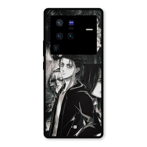 Eren Yeager Titan Metal Back Case for Vivo X80 Pro