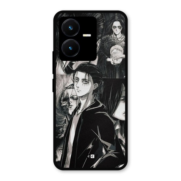 Eren Yeager Titan Metal Back Case for Vivo Y22