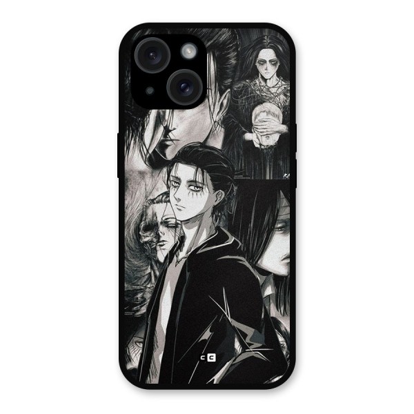 Eren Yeager Titan Metal Back Case for iPhone 15