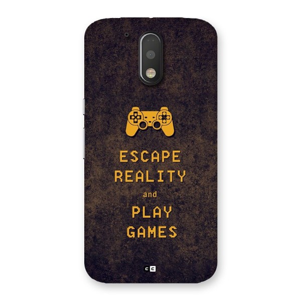 Escape Reality Back Case for Moto G4 Plus