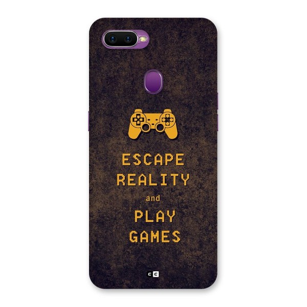 Escape Reality Back Case for Oppo F9