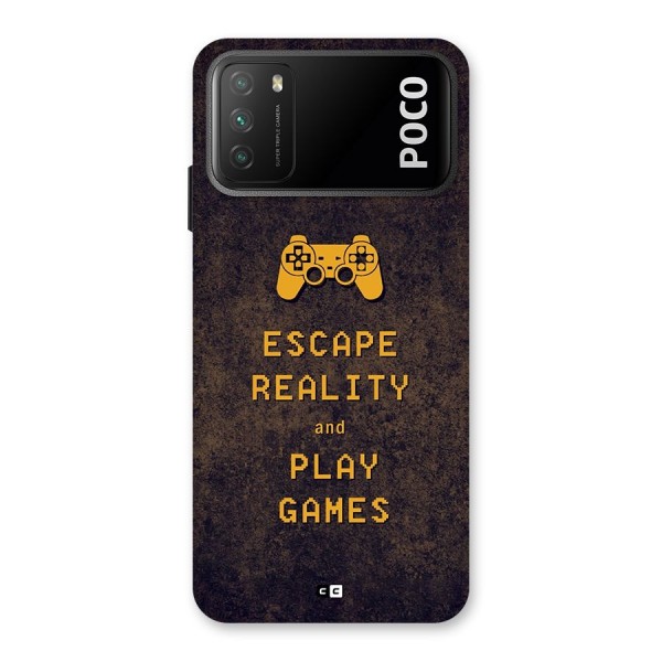 Escape Reality Back Case for Poco M3
