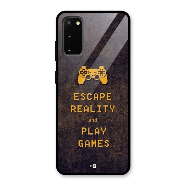 Escape Reality Glass Back Case for Galaxy S20