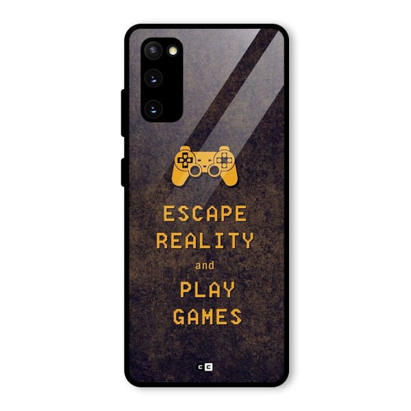 Escape Reality Glass Back Case for Galaxy S20 FE 5G