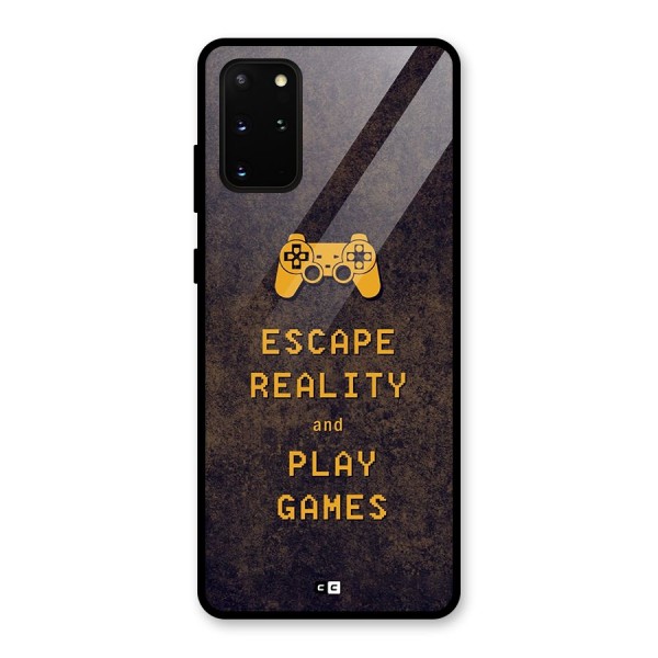 Escape Reality Glass Back Case for Galaxy S20 Plus