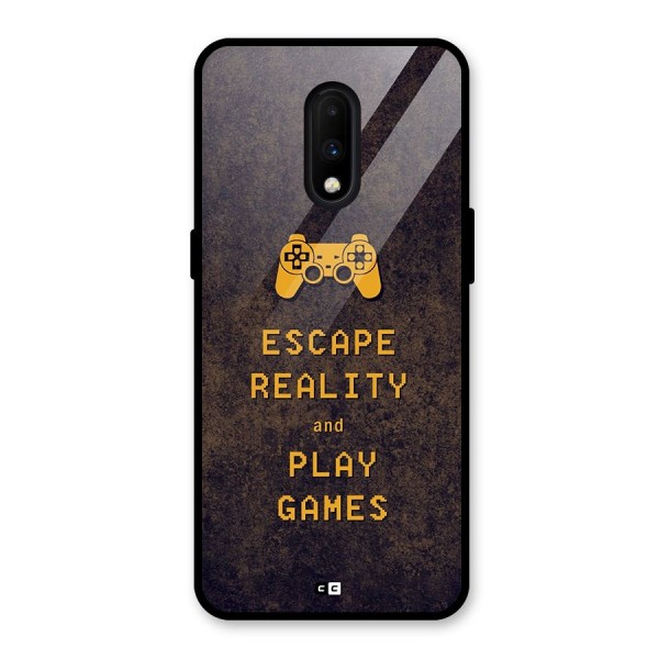 Escape Reality Glass Back Case for OnePlus 7