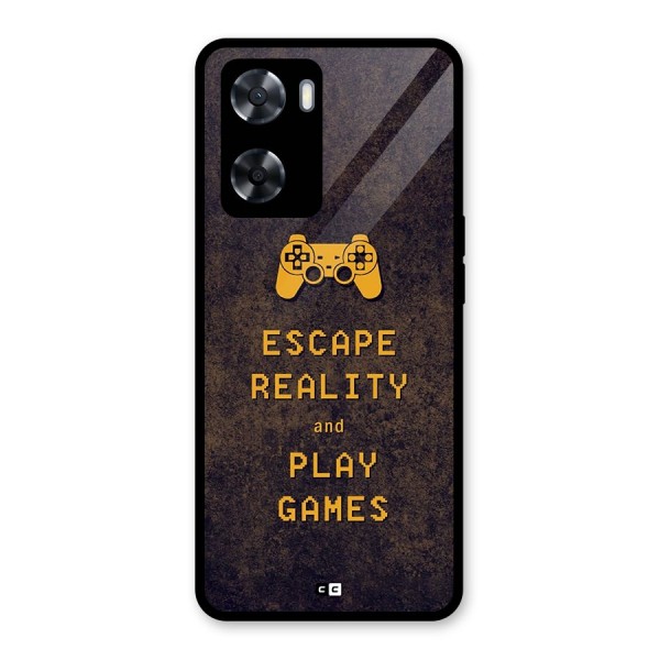 Escape Reality Glass Back Case for Oppo A57 2022