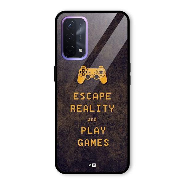 Escape Reality Glass Back Case for Oppo A74 5G